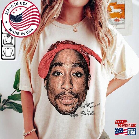 Other - Tupac Rap Shirt 2Pac T-Shirt 90S Tour Ticket Album Tee